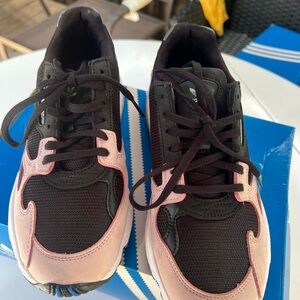 Adidas Black and Blue Athletic Shoes